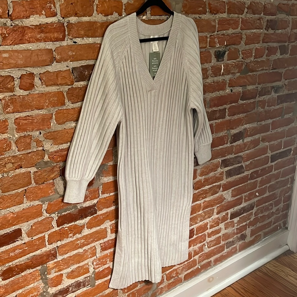 NWT! H&M Ribbed Sweater Dress
